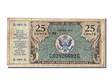 Billet, États-Unis, 25 Cents, 1948, TB+