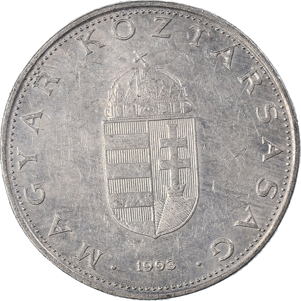 Moneta, Ungheria, 10 Forint, 1993