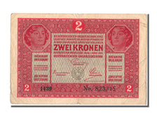 Hungary, 2 Korona, 1919, KM #11a, 1917-03-01, VF(20-25)