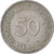 Moeda, ALEMANHA - REPÚBLICA FEDERAL, 50 Pfennig, 1989