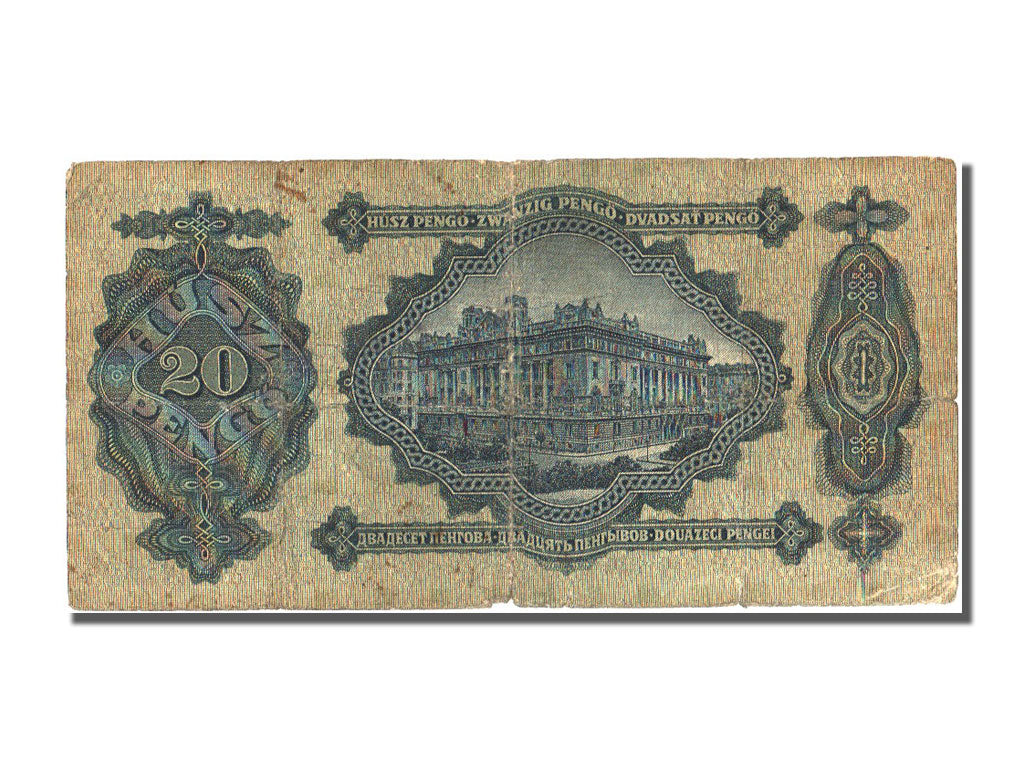 Hungary, 20 Pengö, 1930, KM #97, 1930-01-02, VF(20-25), C 217