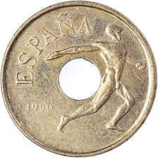 Münze, Spanien, 25 Pesetas, 1990