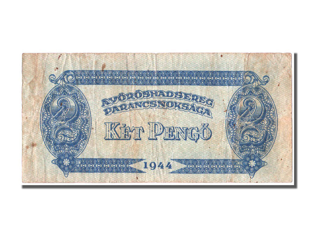 Hungary, 2 Pengö, 1944, KM #M3, VF(20-25)