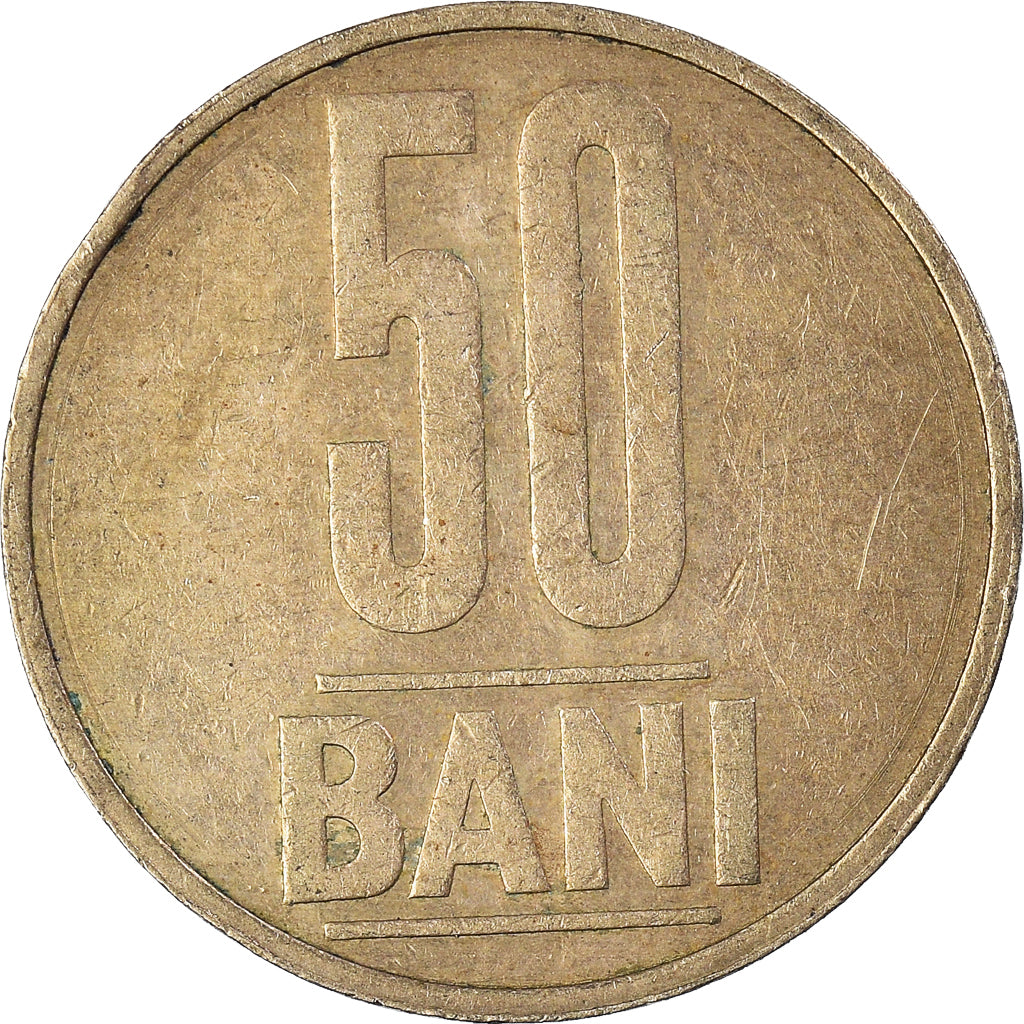 Monnaie, Roumanie, 50 Bani, 2008