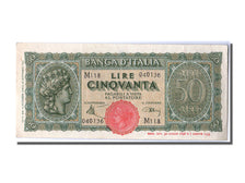 Banknote, Italy, 50 Lire, 1944, 1944-12-10, UNC(63)