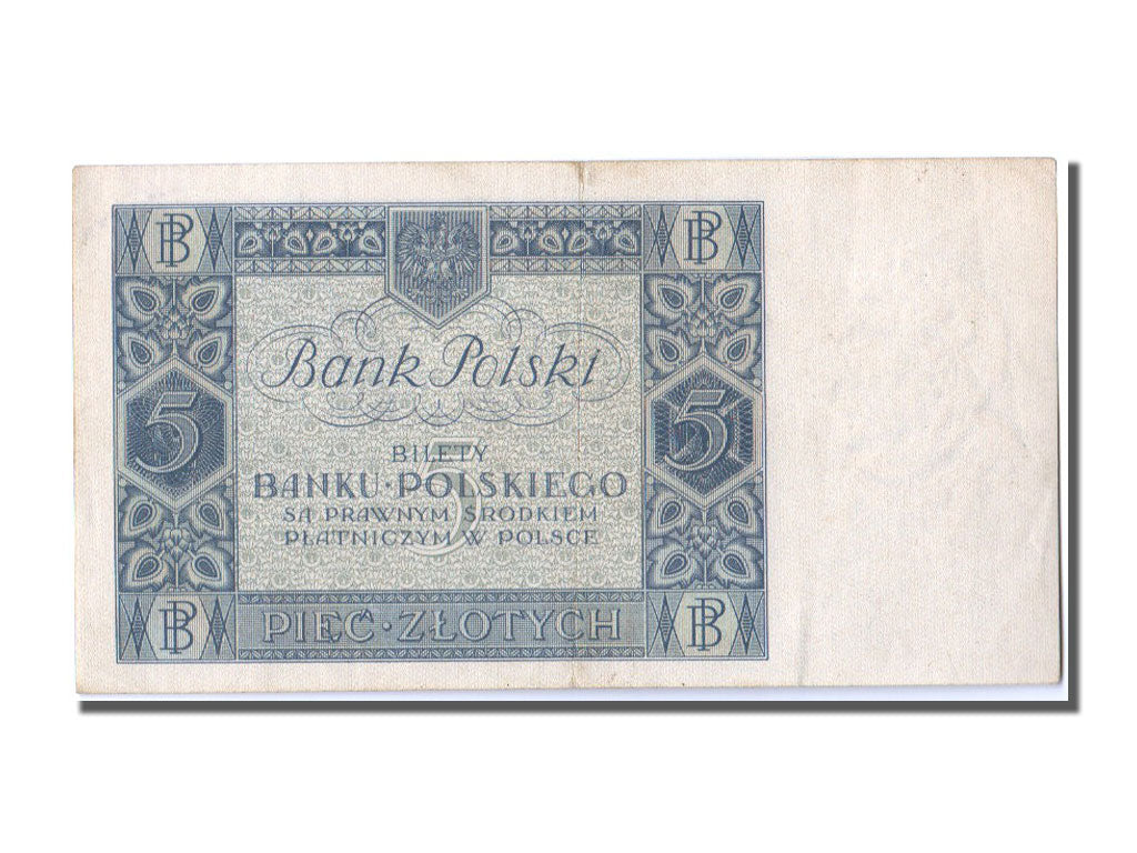 Poland, 5 Zlotych, 1930, KM #72, 1930-01-02, AU(50-53), EG