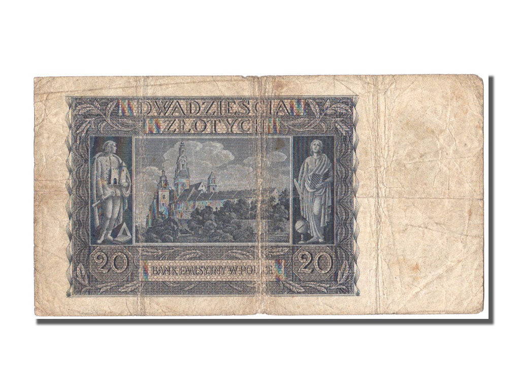 Polonia, 20 Zlotych, 1940, 1940-03-01, MB