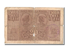 Romania, 20 Lei, 1917, KM #M6, F(12-15), C