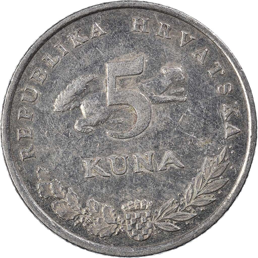 Monnaie, Croatie, 5 Kuna