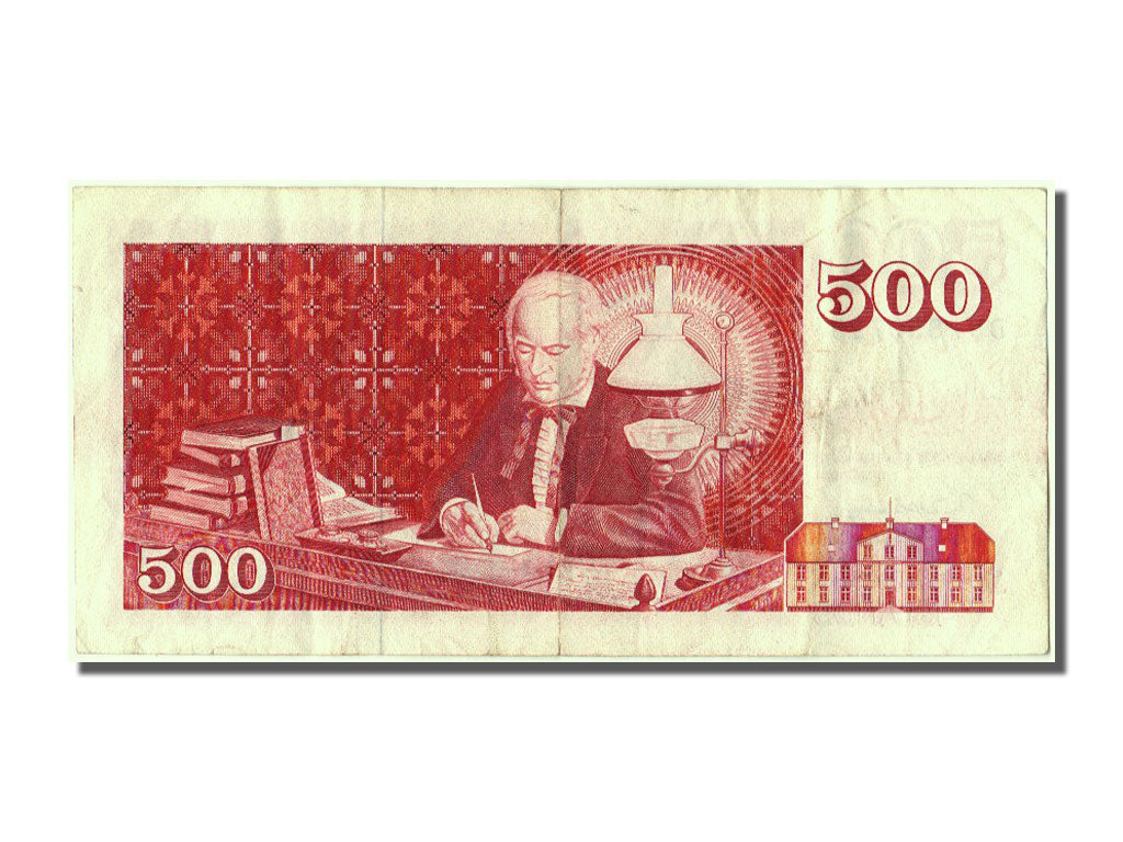 Iceland, 500 Krónur, 1986, KM #55a, 1986-05-05, EF(40-45), D