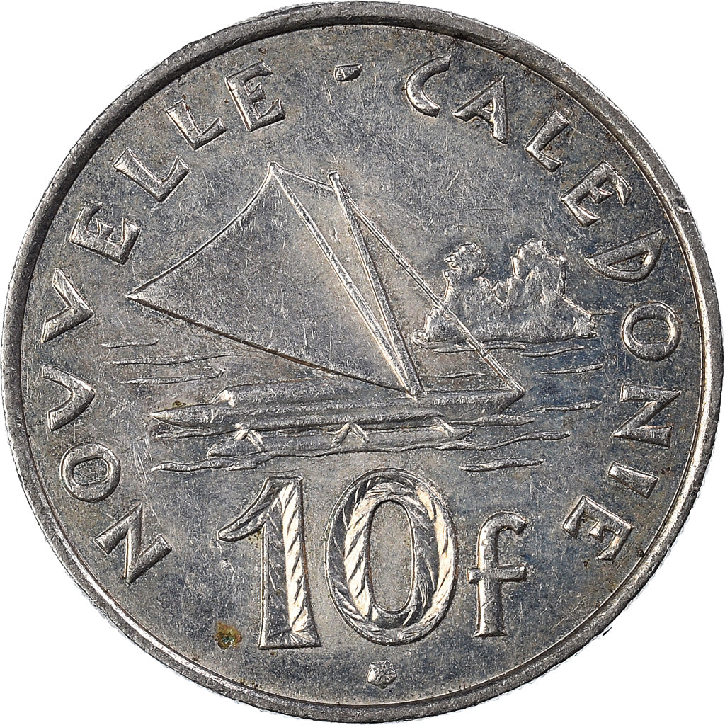 Münze, Neukaledonien, 10 Francs, 2008