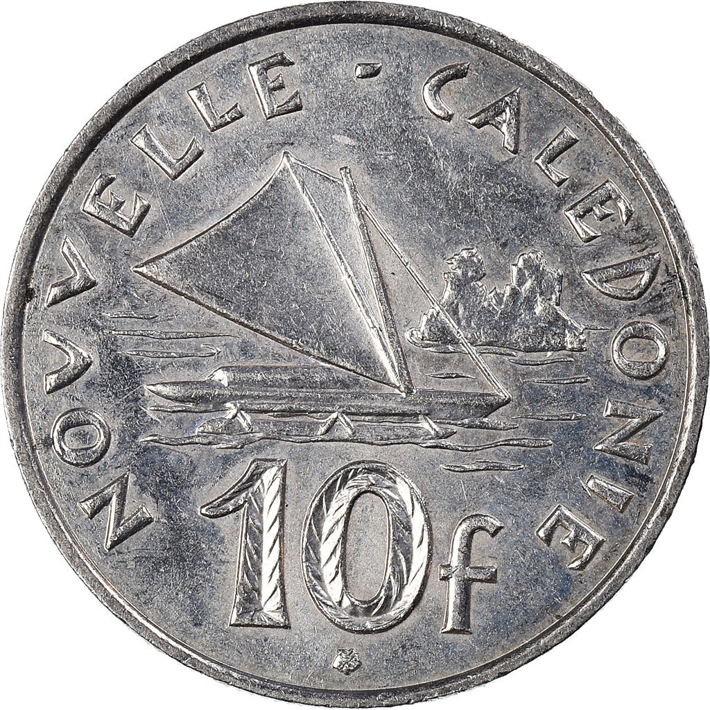 Münze, Neukaledonien, 10 Francs, 2008