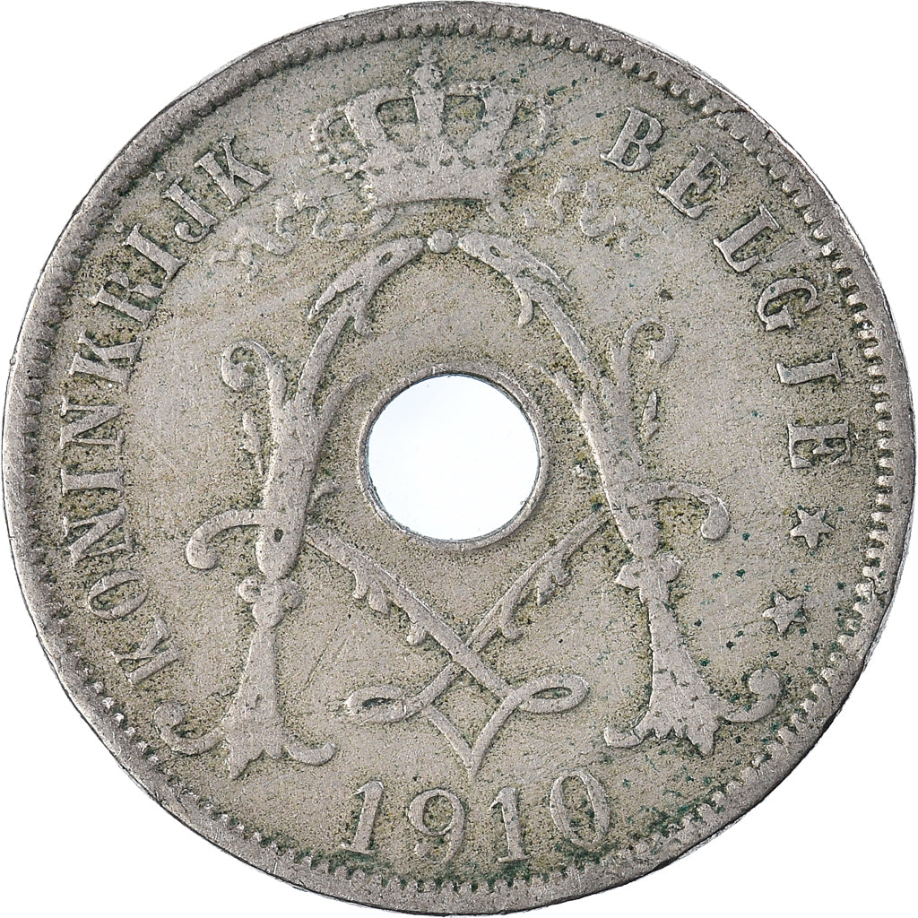 Moneta, Belgio, 25 Centimes, 1910