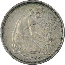 Münze, Bundesrepublik Deutschland, 50 Pfennig, 1969