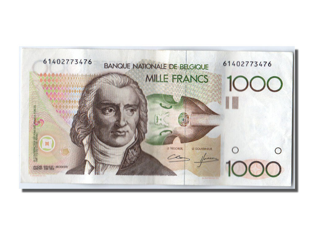 Banknote, Belgium, 1000 Francs, 1980, EF(40-45)