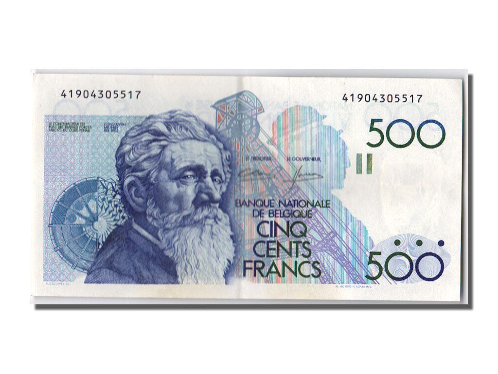 Belgium, 500 Francs, 1980, KM #143a, AU(55-58)