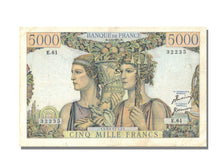 5000 Francs Terre et mer type 1949