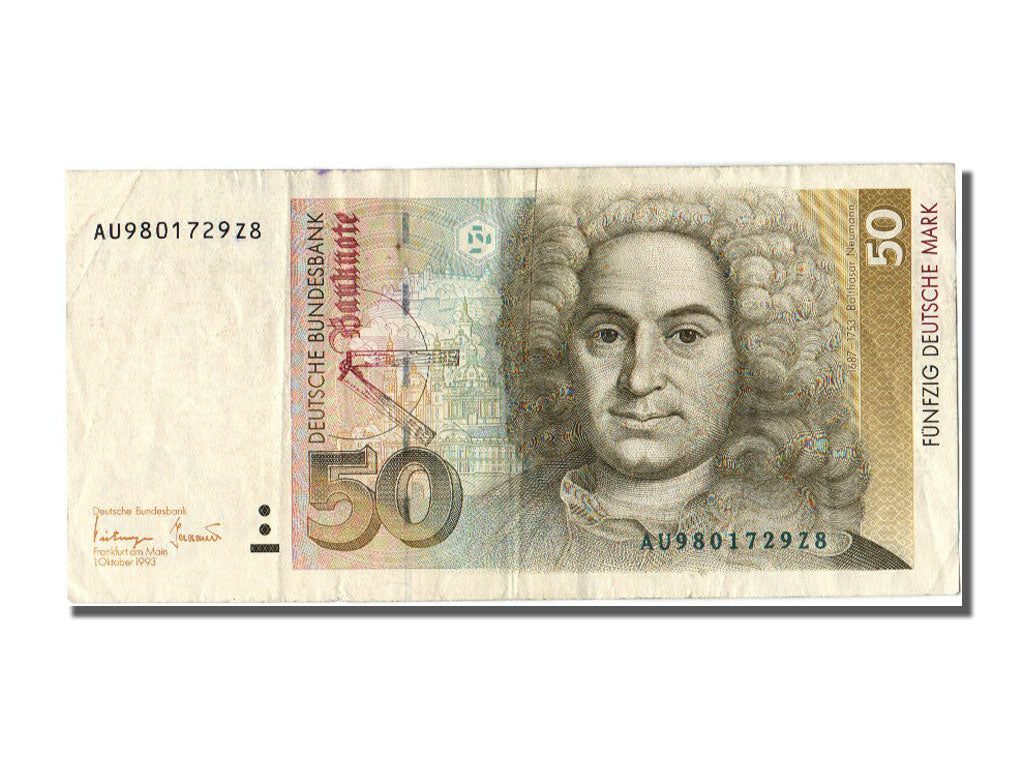 Germany - Federal Republic, 50 Deutsche Mark, 1993, KM #40c, 1993-10-01,...