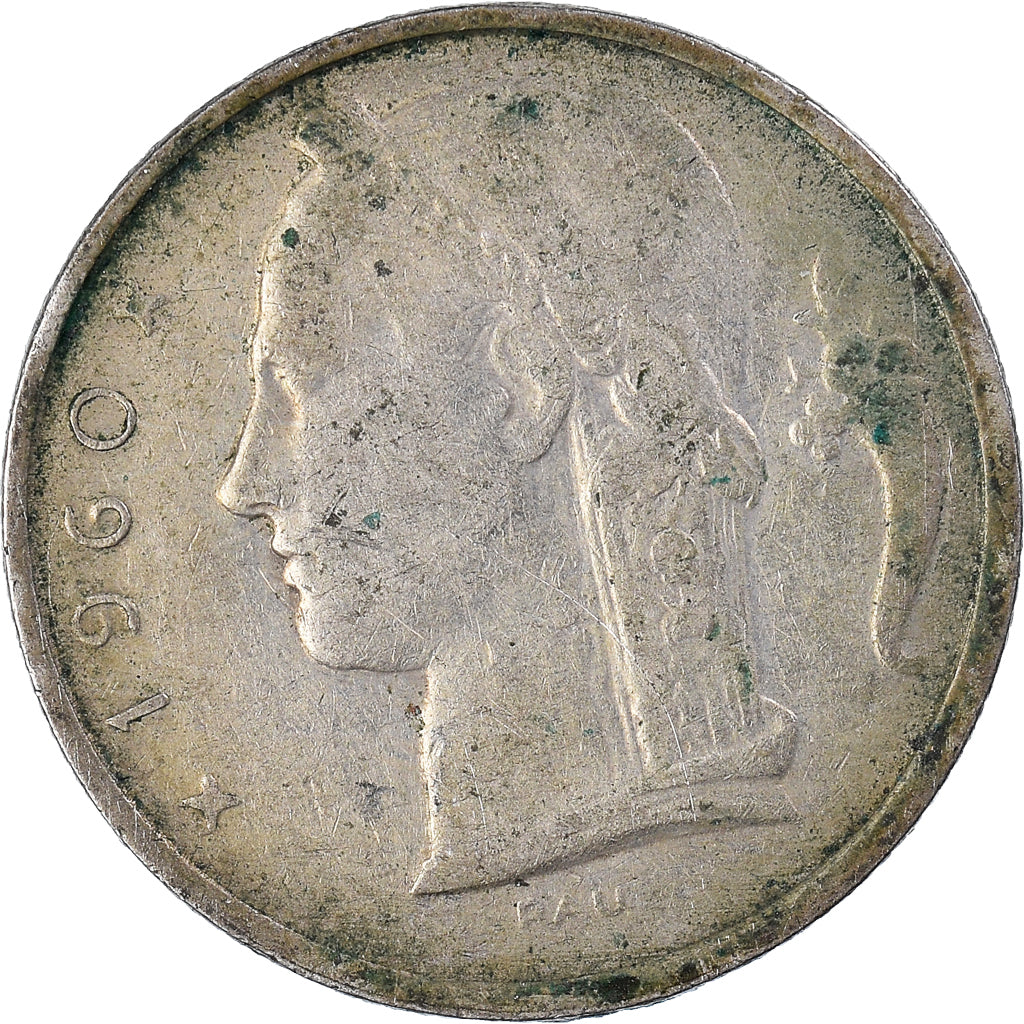 Moneta, Belgio, 5 Francs, 5 Frank, 1960