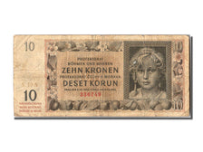 Bohemia and Moravia, 10 Korun, 1942, KM #8a, 1942-07-08, VF(20-25), S.10A