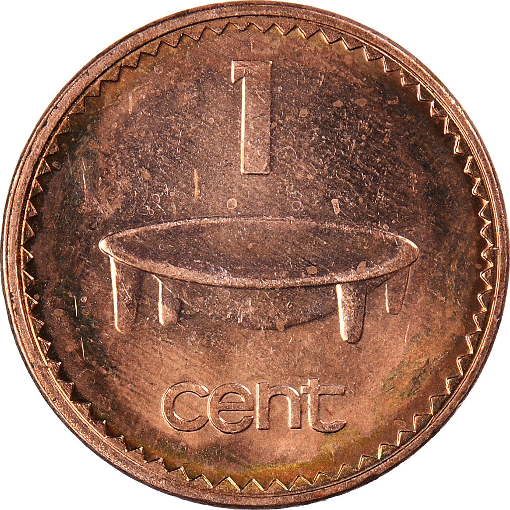 Coin, Fiji, Cent, 1992