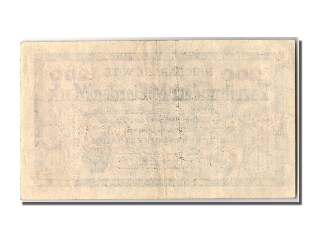 Germany, 200 Milliarden Mark, 1923, KM #121b, 1923-10-15, AU(55-58), RD-10