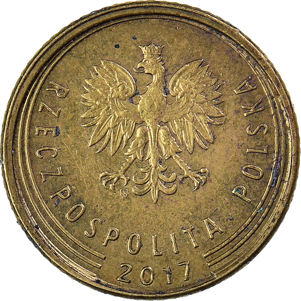 Moneda, Polonia, Grosz, 2017