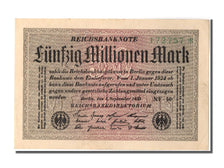 Germany, 50 Millionen Mark, 1923, KM #109d, 1923-09-01, UNC(65-70), NF-50
