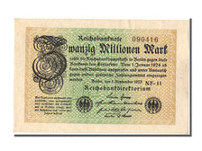 Germany, 20 Millionen Mark, 1923, KM #108b, 1923-09-01, UNC(63), NF-11
