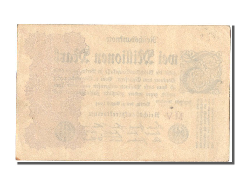 Banknote, Germany, 2 Millionen Mark, 1923, 1923-08-09, UNC(60-62)
