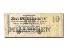 Germany, 10 Millionen Mark, 1923, KM #96, 1923-07-25, EF(40-45), B