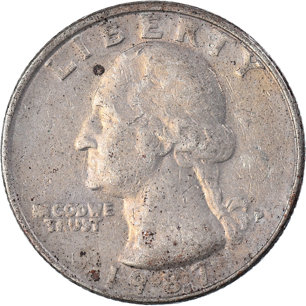 Monnaie, États-Unis, Quarter, 1987