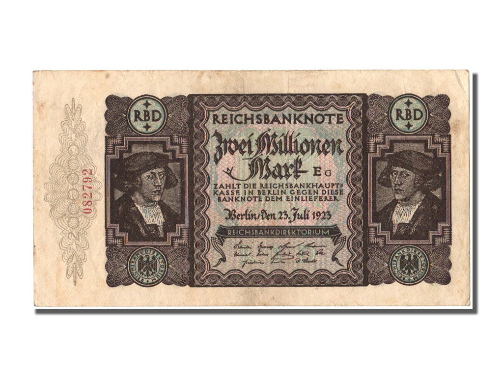 Banknote, Germany, 2 Millionen Mark, 1923, 1923-05-01, AU(55-58)