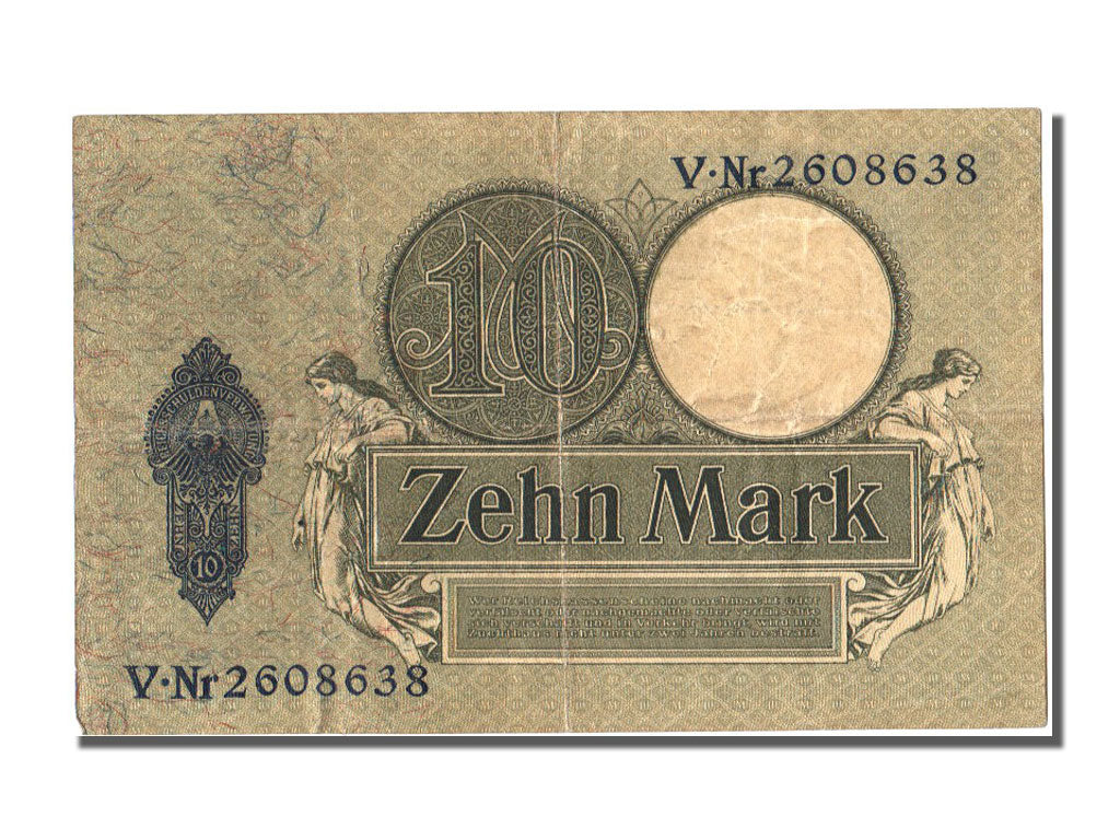 Banknote, Germany, 10 Mark, 1906, 1906-10-06, EF(40-45)