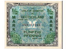 Germany, 1/2 Mark, 1944, KM #191a, UNC(65-70)