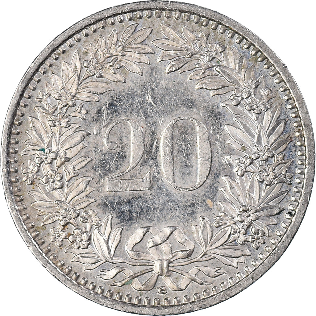 Munten, Zwitserland, 20 Rappen, 2008