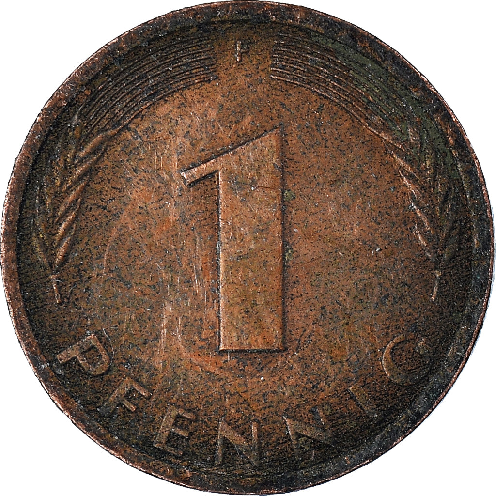 Moneda, ALEMANIA - REPÚBLICA FEDERAL, Pfennig, 1980