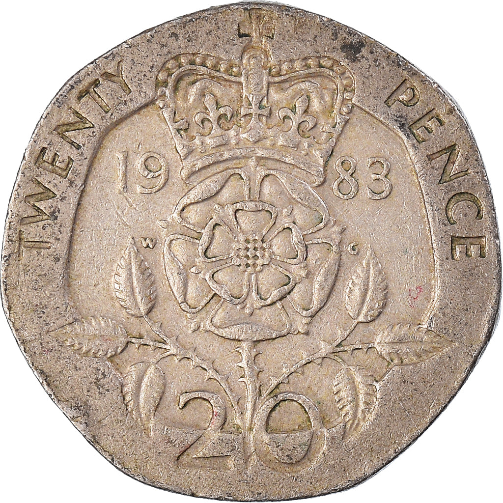 Coin, Great Britain, 20 Pence, 1983