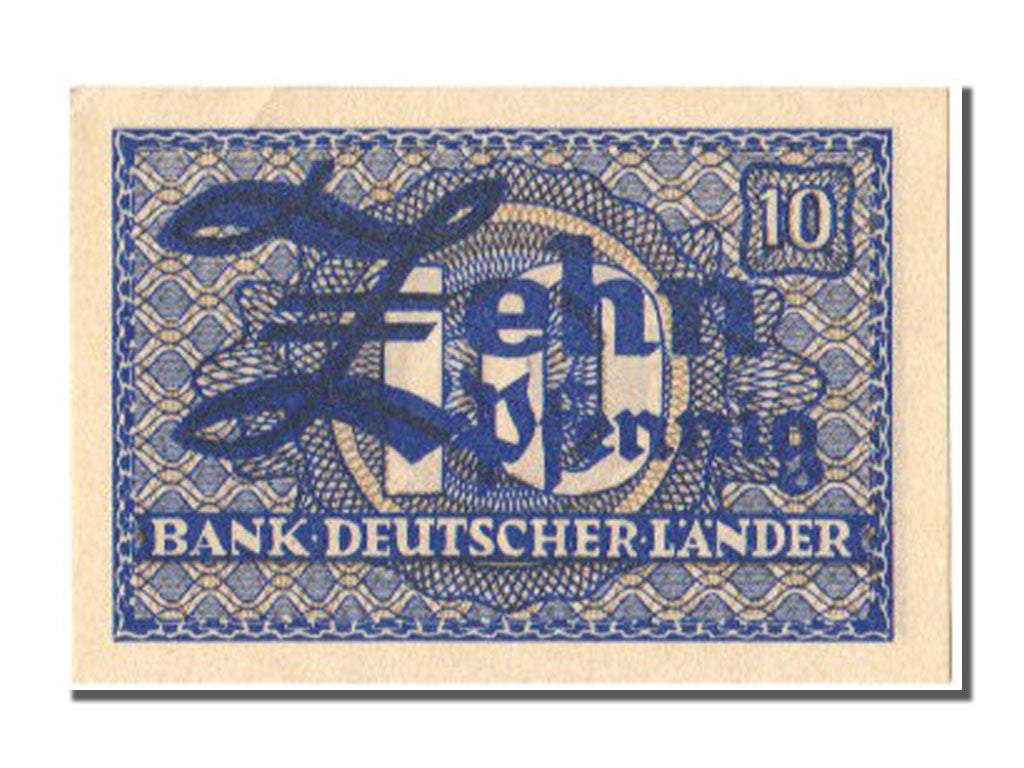 Germania - Repubblica Democratica, 10 Deutsche Mark, 1948, SPL