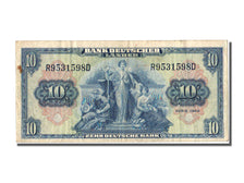 Germany - Federal Republic, 10 Deutsche Mark, 1949, KM #16a, VF(30-35),...