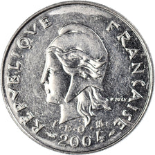 Moneta, Nuova Caledonia, 10 Francs, 2004