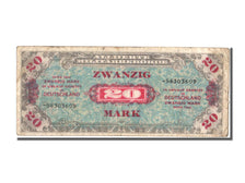 Germany, 20 Mark, 1944, KM #195d, VF(30-35)