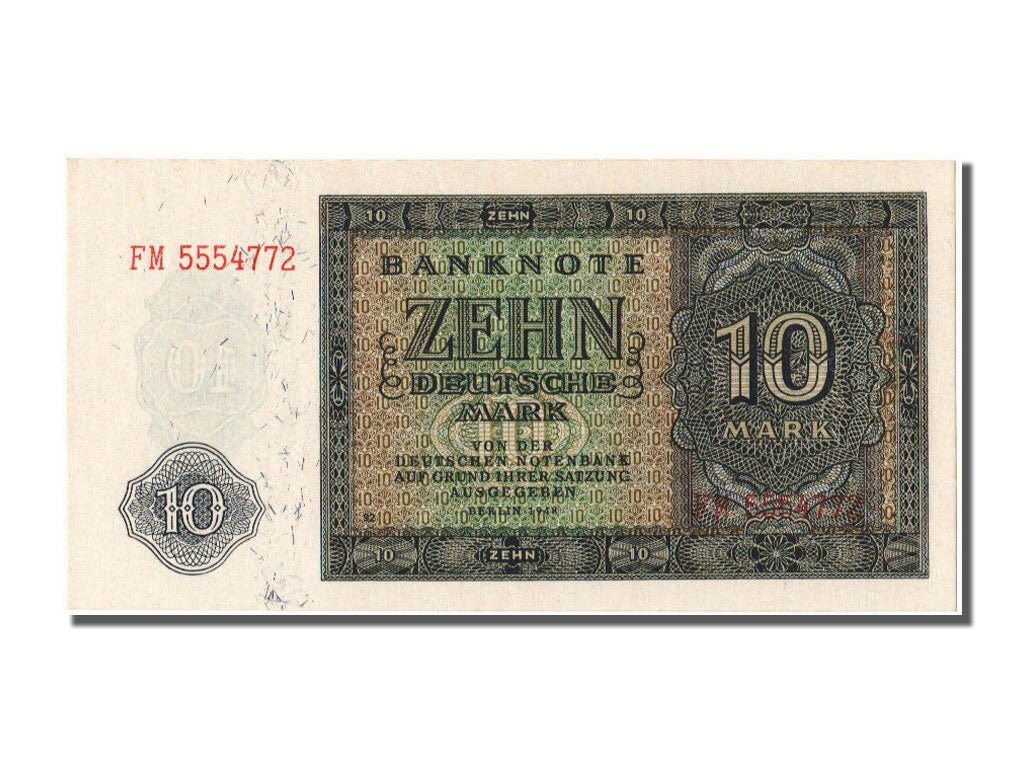 Germany - Democratic Republic, 10 Deutsche Mark, 1948, KM #12b, UNC(65-70), FM