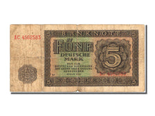 Germany - Democratic Republic, 5 Deutsche Mark, 1948, KM #11b, VF(20-25), AC
