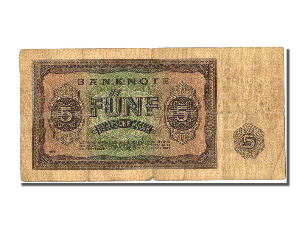 Germany - Democratic Republic, 5 Deutsche Mark, 1948, KM #11b, VF(20-25), AC
