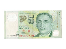 Singapore, 5 Dollars, 2005, KM #47, AU(50-53), 2FD