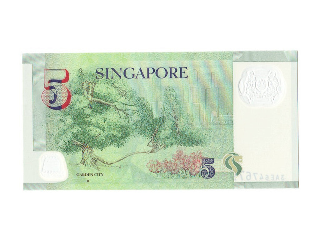 Singapore, 5 Dollars, 2005, KM #47, UNC(65-70), 3AE