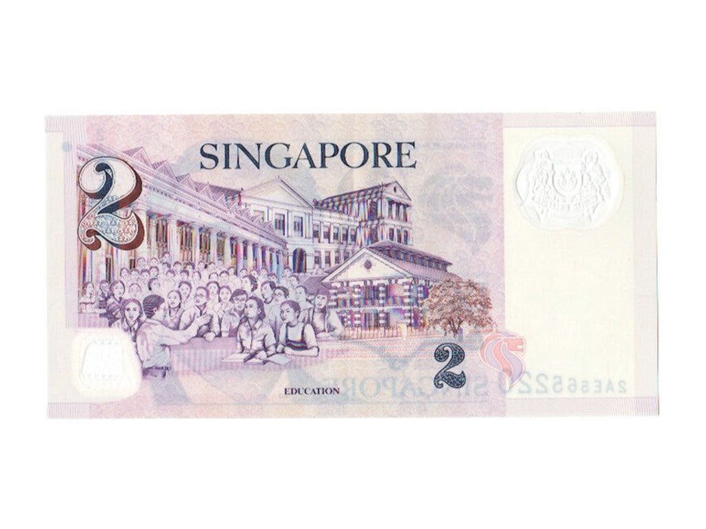Singapore, 2 Dollars, 2005, KM #46, UNC(60-62), 2AE