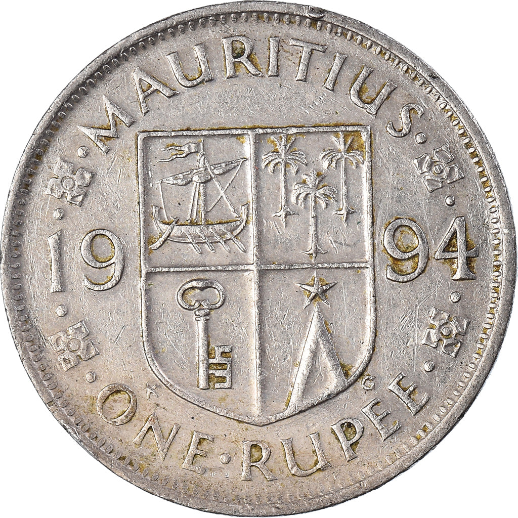 Moneta, Mauritius, Rupee, 1994