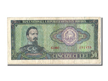 Romania, 50 Lei, 1966, KM #96a, VF(30-35), G.0067